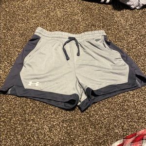 Under armor gray shorts